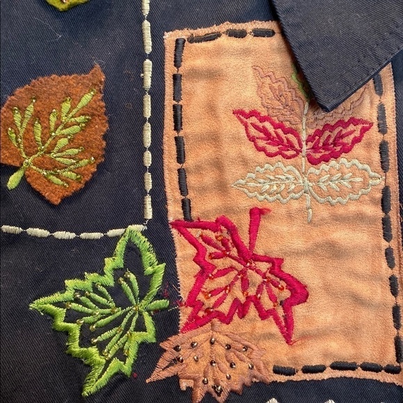 TANTRUMS brand Fall Appliqué Fall Harvest Jacket - Picture 5 of 5